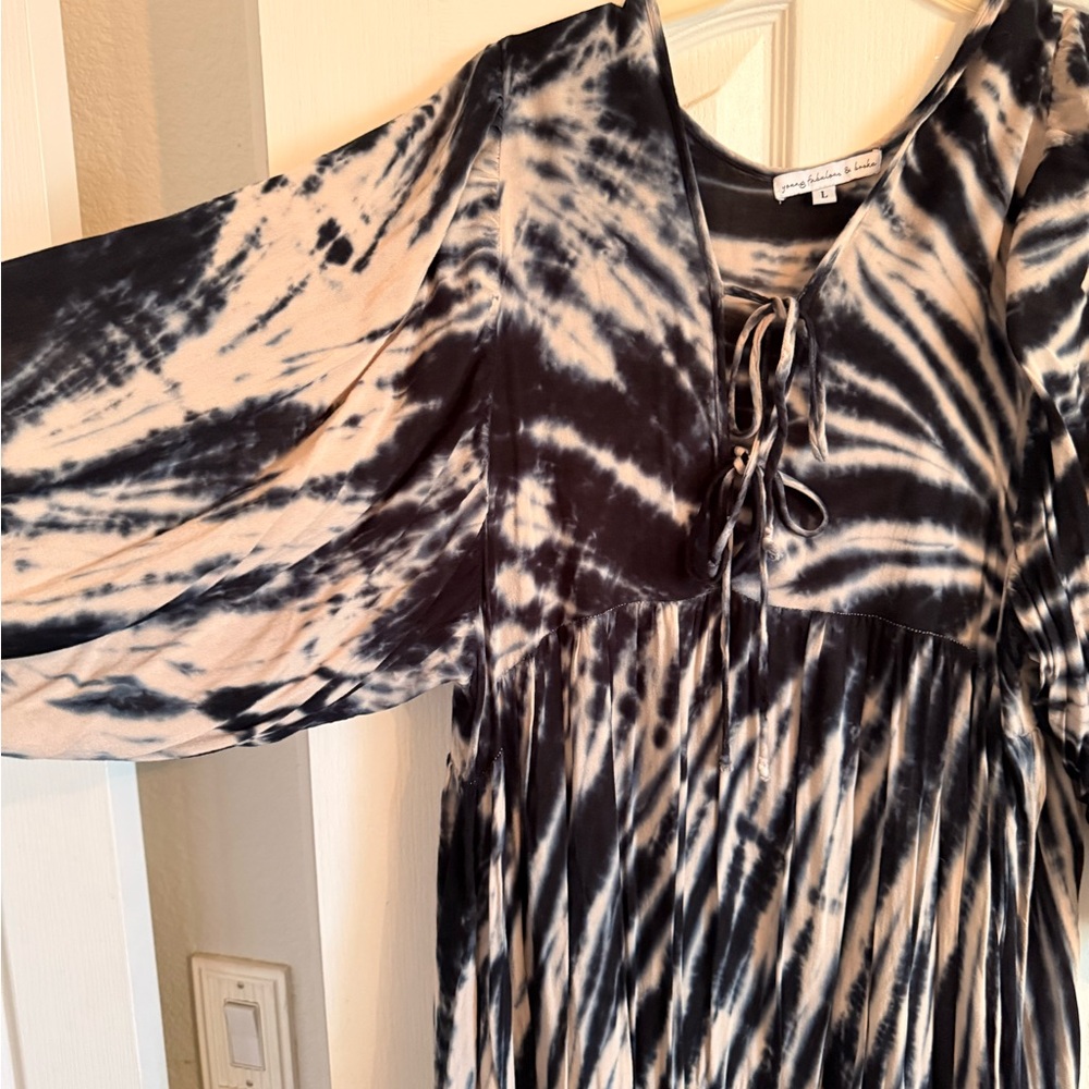 Young Fabulous & Broke Tie-Dye Midi Dress - Picture 2 of 4